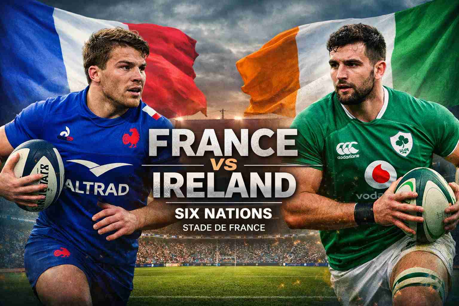 France vs Ireland Six Nations Reply on February 5th